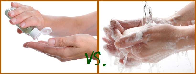 sanitizer vs soap